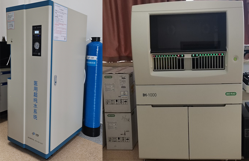 重慶檢驗科純水設備安裝案列